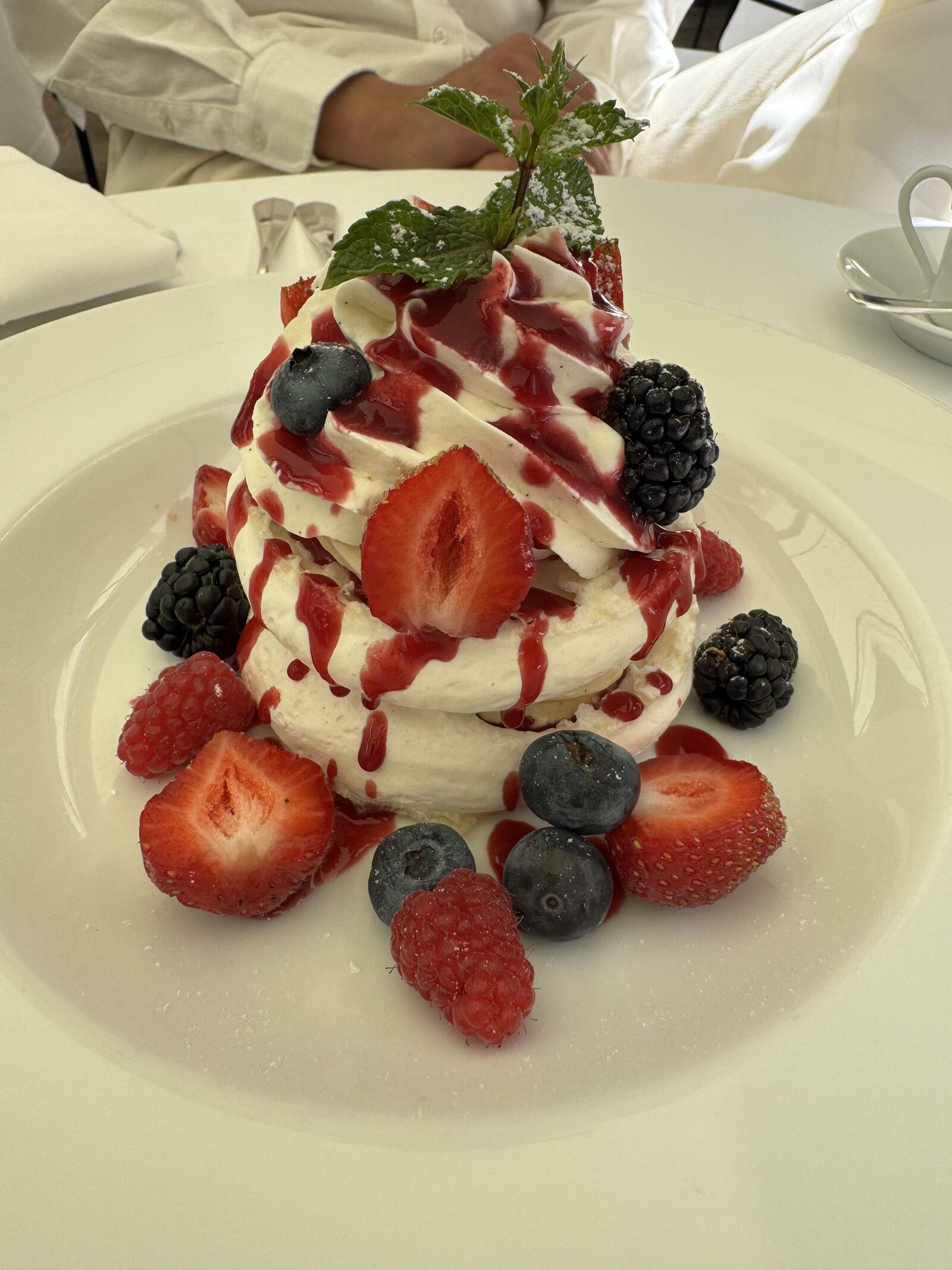 Vacherin with red berries