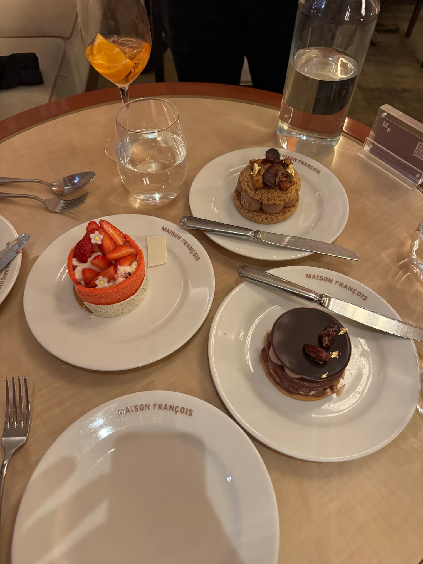 The pastry trolley, three ways