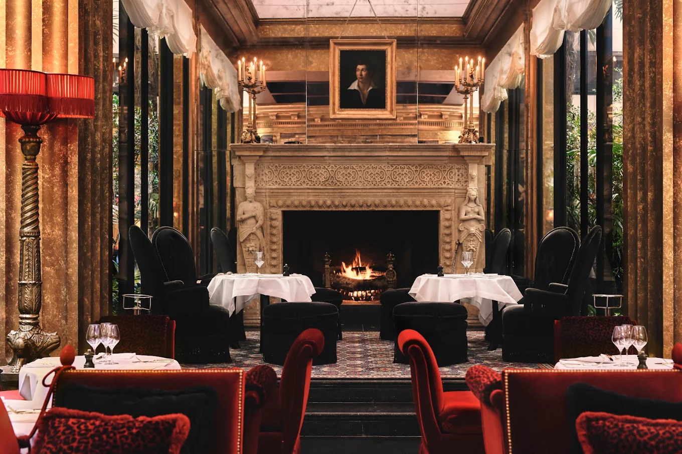 The courtyard restaurant